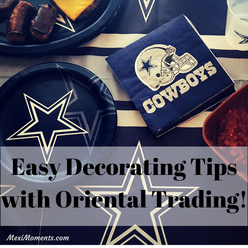 Easy Decorating Tips With Oriental Trading!